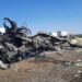 Dos muertos, saldo de un choque e incendio de dos tráileres en la carretera Villa de Reyes-Villa de Arriaga