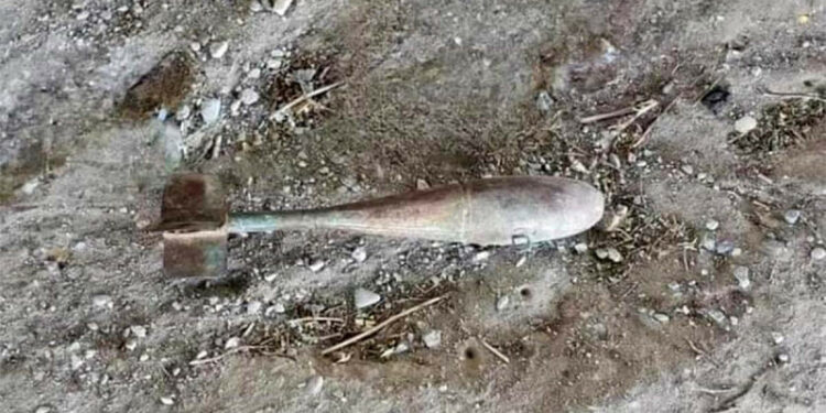 ¡Alerta! Grupo armado deja misil en parque infantil de Ciudad Juárez