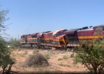 VIDEO: Tren se descarrila en la comunidad de San Juanico el Chico