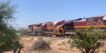 VIDEO: Tren se descarrila en la comunidad de San Juanico el Chico
