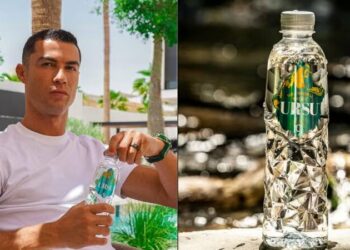 Cristiano Ronaldo lanza su botella de agua “Ursu9”