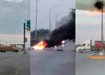 Reportan narcobloqueos y enfrentamientos en Nuevo Laredo, Tamaulipas, en límites con Coahuila