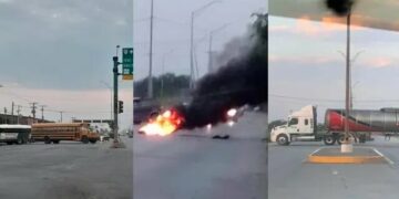 Reportan narcobloqueos y enfrentamientos en Nuevo Laredo, Tamaulipas, en límites con Coahuila