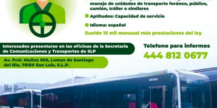 Gobierno Estatal solicita operadores para la nueva MetroRed