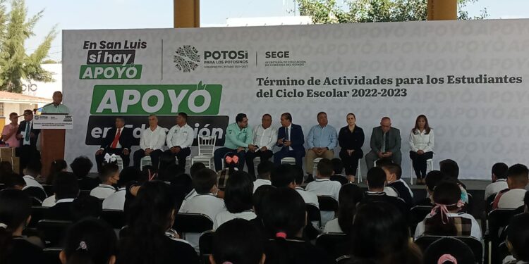 Autoridades educativas clausiran ciclo escolar 2022-2023