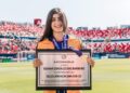 Silvana González recibe reconocimiento del Atlético de San Luis