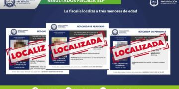 Tres mujeres adolescentes son localizadas por la fiscalía de SLP