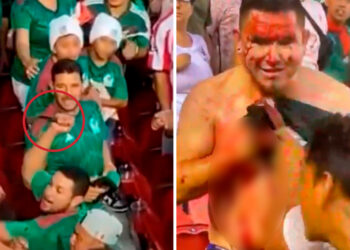 Detienen a sujeto que apuñaló a aficionado del Tricolor en partido de la Copa de Oro | Videos