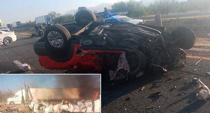 Dos muertos, en desigual choque en carretera ‘57