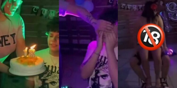 VIDEO: Madre contrató a bailarina “exótica” para el cumpleaños 18 de su hijo