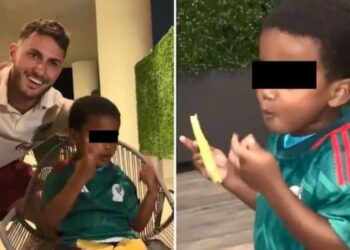 VIDEO: Selección Mexicana regala playera y quesadillas a niño etíope que quiere ser mexicano