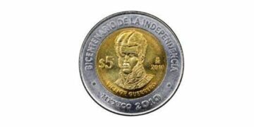 La moneda conmemorativa de Vicente Guerrero con la que puedes ganar fácil y rápido más de 25 mil pesos en Internet