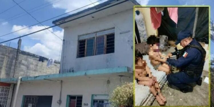 Rescatan a dos niños que estaban amarrados en casa de Nuevo León