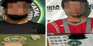 Supuestos narcos son atrapados por la Estatal
