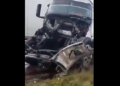 VIDEO: Fuerte colisión en carretera a Villa de Reyes