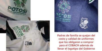 Padres de familia se quejan de la mala calidad de los nuevos uniformes del Cobach