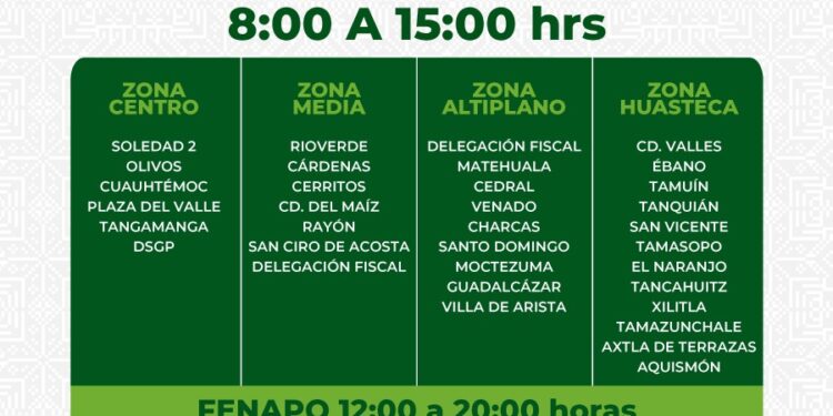 Recaudadoras de Finanzas darán servicio este viernes 25 de agosto