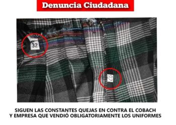 Siguen las quejas por uniformes contra el Cobach