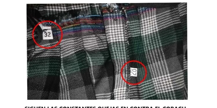 Siguen las quejas por uniformes contra el Cobach