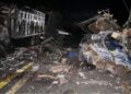 Choca autobús de migrantes venezolanos en Oaxaca; hay 15 muertos y 36 heridos