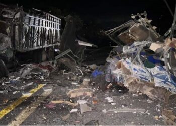 Choca autobús de migrantes venezolanos en Oaxaca; hay 15 muertos y 36 heridos