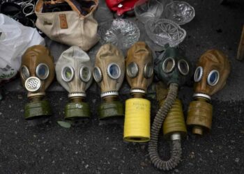 Un famoso mercadillo callejero de Kiev sobrevive a pesar de la guerra