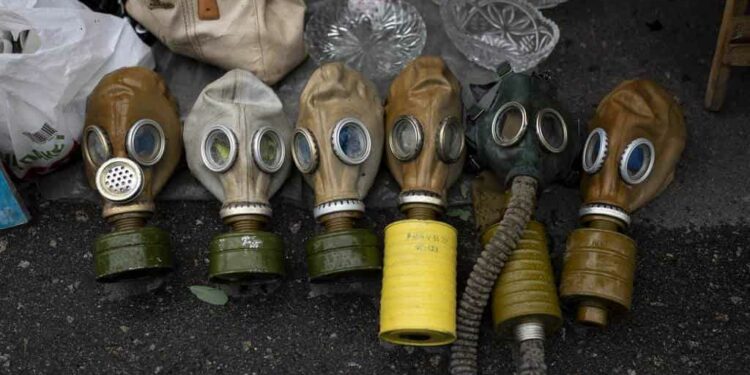 Un famoso mercadillo callejero de Kiev sobrevive a pesar de la guerra