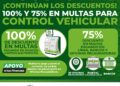 En agosto continúan los descuentos en multas de control vehicular