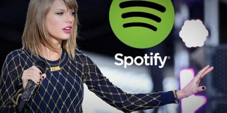 Taylor Swift, primera mujer en alcanzar los 100 millones de oyentes mensuales en Spotify