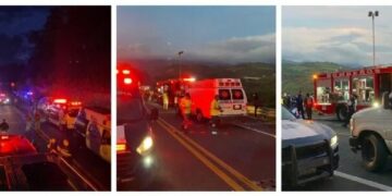 Autobús de pasajeros cae a barranco en Nayarit; hay 17 muertos y 22 heridos