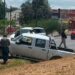 Vuelca camioneta en la 57, en la Zona Industrial