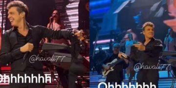 VIDEO: Arrojan prendas íntimas a Luis Miguel en pleno concierto y así reaccionó el cantante