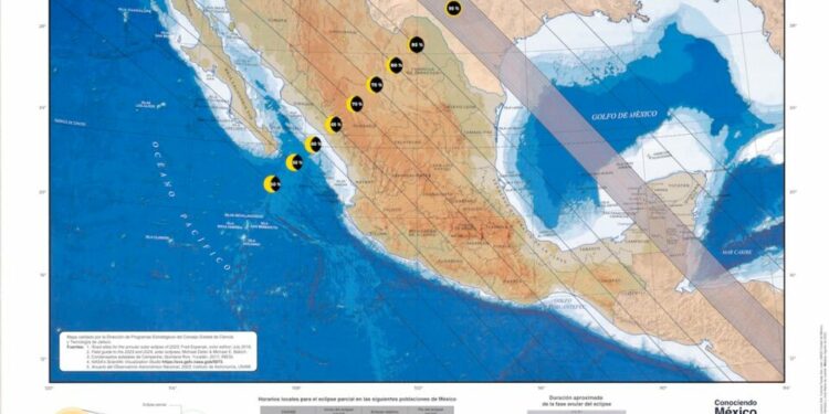 Eclipse solar en México 2023: ¿Dónde y cuándo se verá en nuestro país?