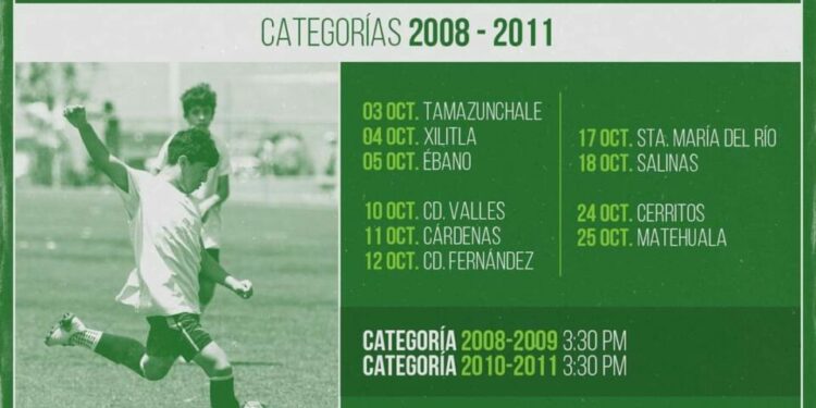 Definen fechas y lugares para las visorias del Atlético de San Luis