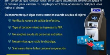 ¡Atención! Modalidad delictiva en cajeros automáticos