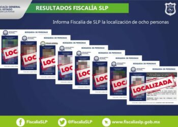 Informa Fiscalía sobre localización de una niña, tres adolescentes y cuatro adultos en territorio potosino