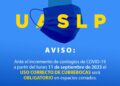 La UASLP impune uso obligatorio del cubrebocas en sus instalaciones