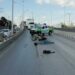 Motociclista pierde la vida al ser arrollado en puente de Periférico
