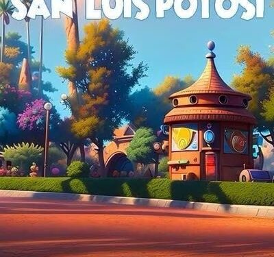 Con inteligencia artificial, recrean paisajes de SLP al estilo de Disney-Pixar