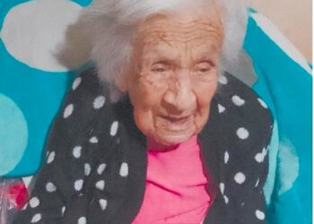 Paula Silva la mujer potosina de 105 años