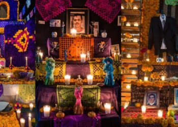 Colocan segunda ofrenda del Xantolo en SLP; vienen almas que murieron en desgracia