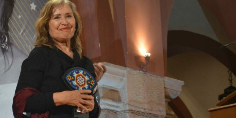 La primera actriz María Rojo fue reconocida por la UASLP con el “Premio Peyote”