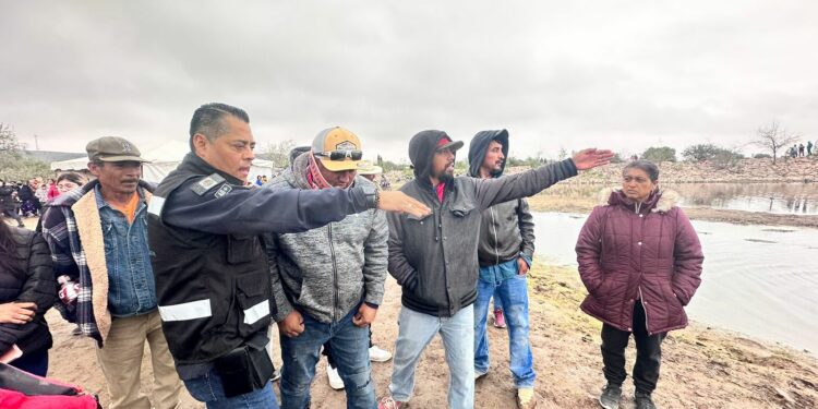 Gobierno Estatal realiza labores de búsqueda de menor en presa del Altiplano