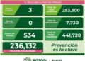 SLP con tres nuevos casos de Covid-19 y dos hospitalizaciones