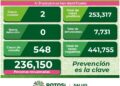 SLP con dos nuevos casos de Covid-19