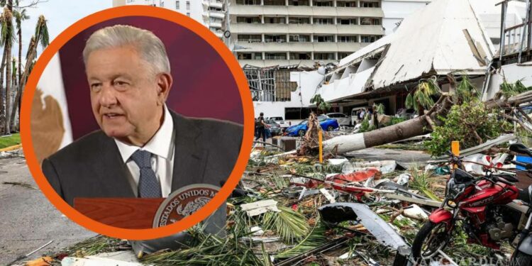 AMLO actualiza cifra de fallecidos y desaparecidos tras devastador paso del huracán Otis en Acapulco