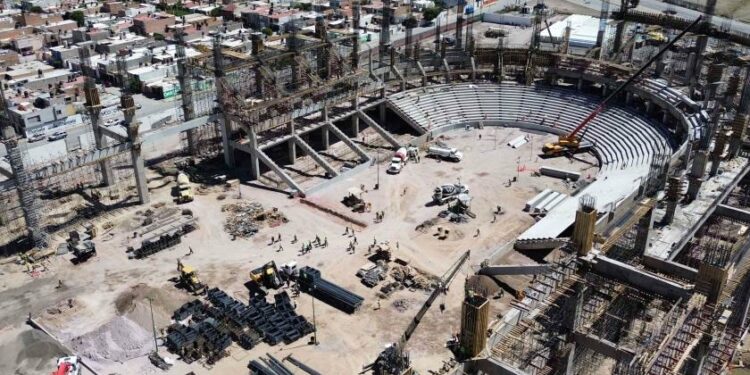 Sin estar al 100%, empresa privada, ya ofrece espacios en renta de la Arena Potosí