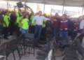 VIDEO: Simpatizantes de Claudia Sheinbaum se enfrentan previo a mitin de la precandidata