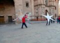 Encendido de luces navideñas en el Centro Histórico de San Luis Potosí el 3 de diciembre