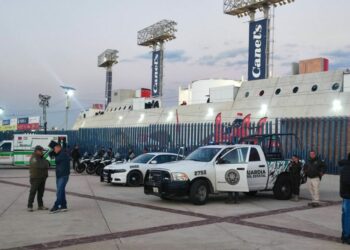 Refuerzan operativo “Estadio seguro” por partido de liguilla de hoy